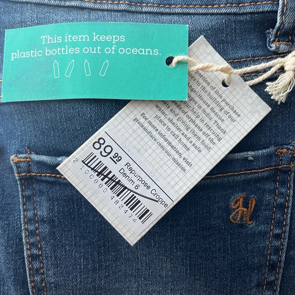 Grace & Lace Cropped Repurposed Denim Size 6 - Picture 2 of 2